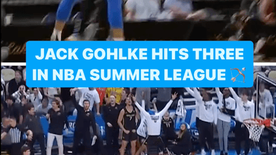 Jack Gohlke hits three in NBA summer league