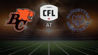 CFL Football - BC Lions at Montreal Alouettes