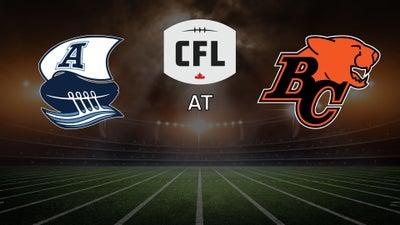 CFL Football - Toronto Argonauts at BC Lions